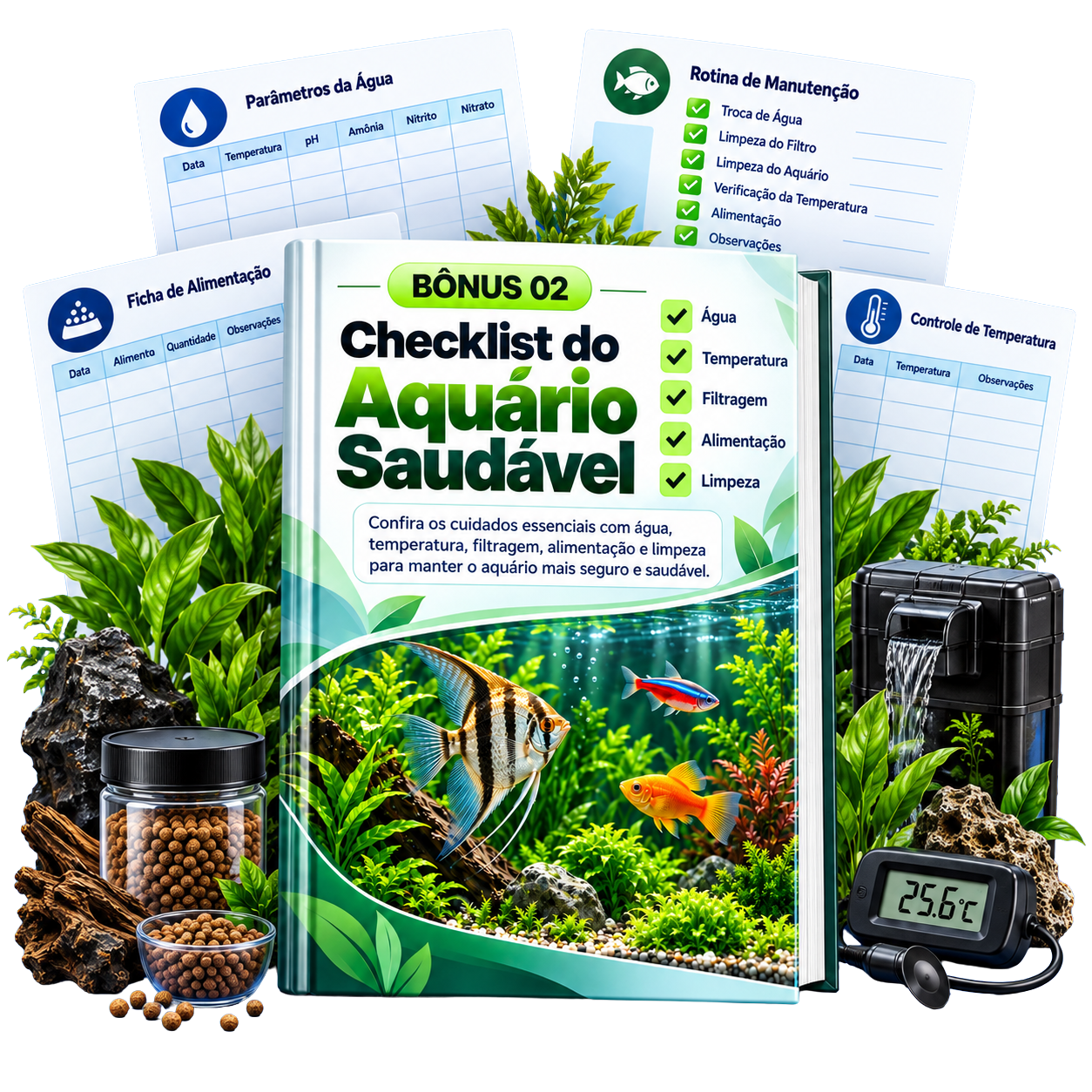 Checklist do Aquário Saudável